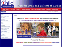 Tablet Screenshot of childdevelop.org